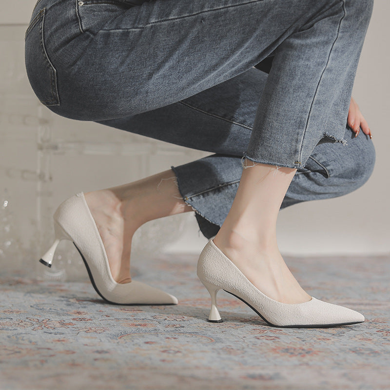 Women's Professional Commute Classy High Korean Style Women's Fashion Shoes