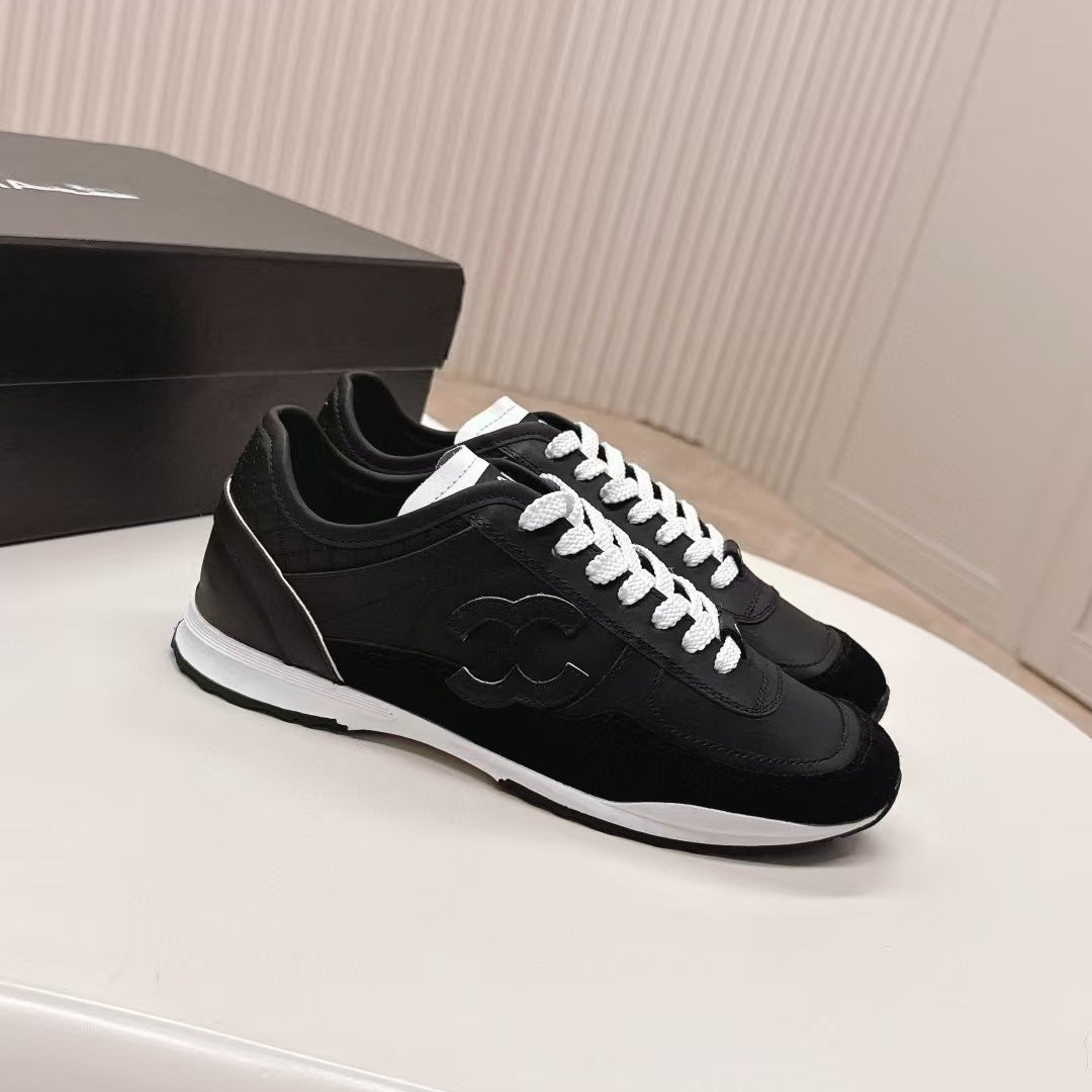 Women's Version Classic Style Rhombus Training Genuine Lace Up Round Toe Women's Sports Shoes