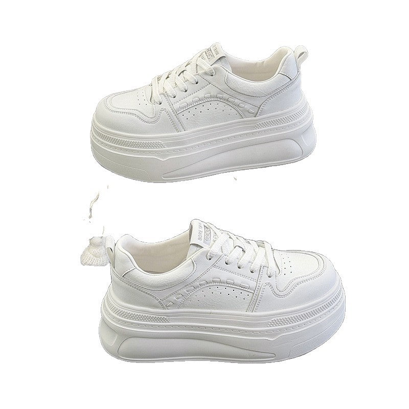 Women's Spring White Are Super Beautiful Fashionable Thick Sports Casual Shoes