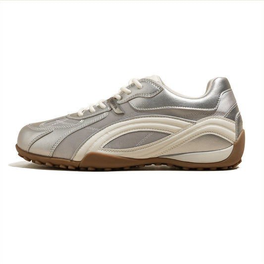 Women's Cowhide Version Sier Height Increasing Insole German Training Spring Portable Women's Sports Shoes