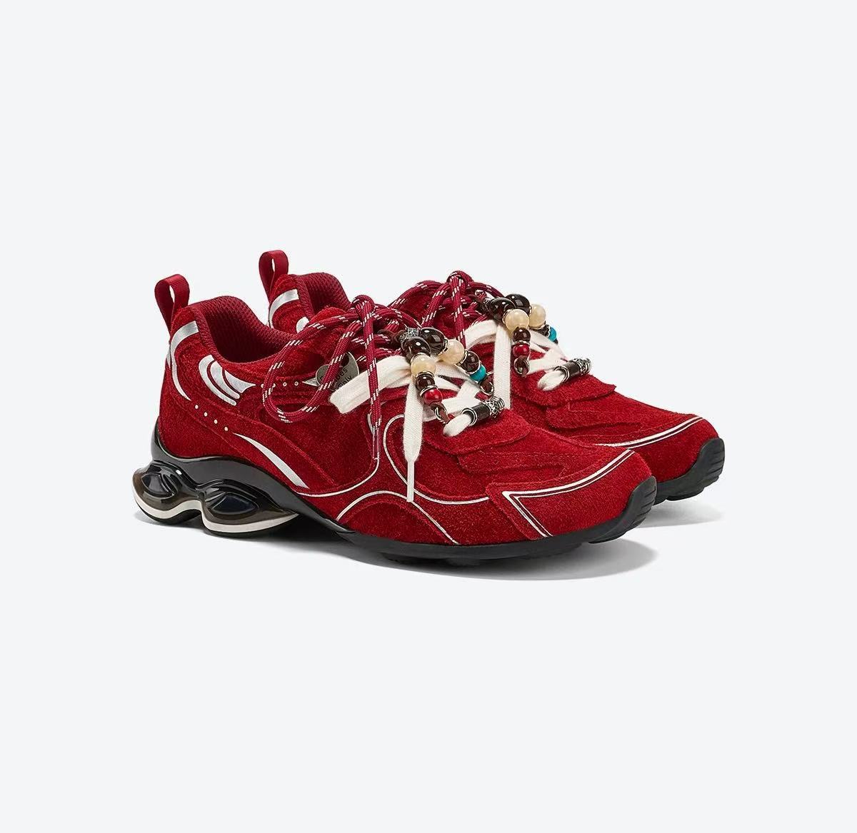 Women's Meteorite Cinnamon Office Version Autumn Turbine Retro Daddy Platform Women's Sports Shoes