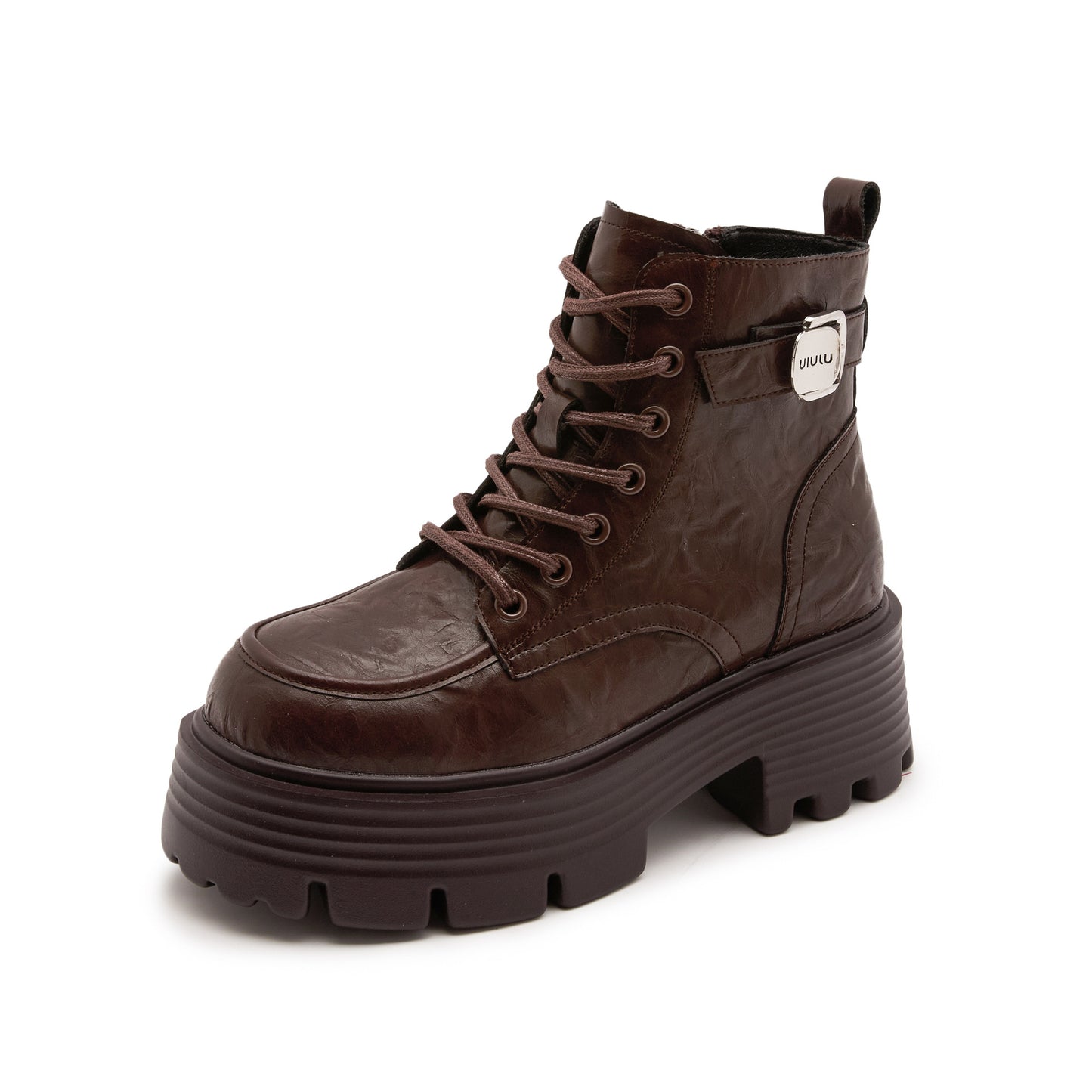 Martin Fleece-lined Warm Small Versatile Retro Women's Leather Boots