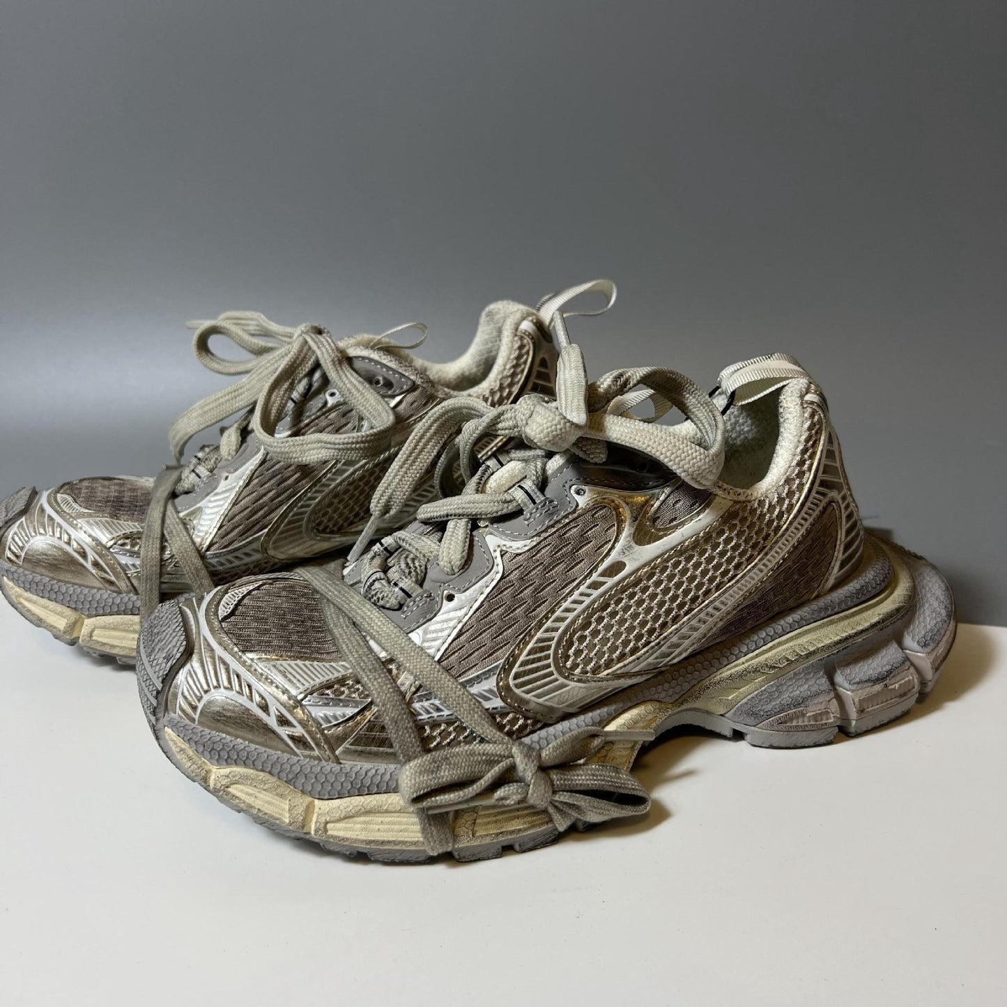 Paris Mesh Breathable Catwalk Retro Height Increasing Men's Sports Shoes