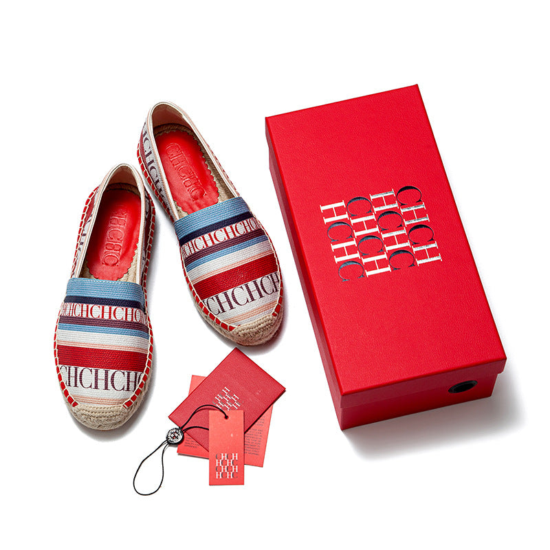 Women's Fisherman Thick Bottom For Outdoors Letter Side Fashion Solid Color Women's Casual Shoes