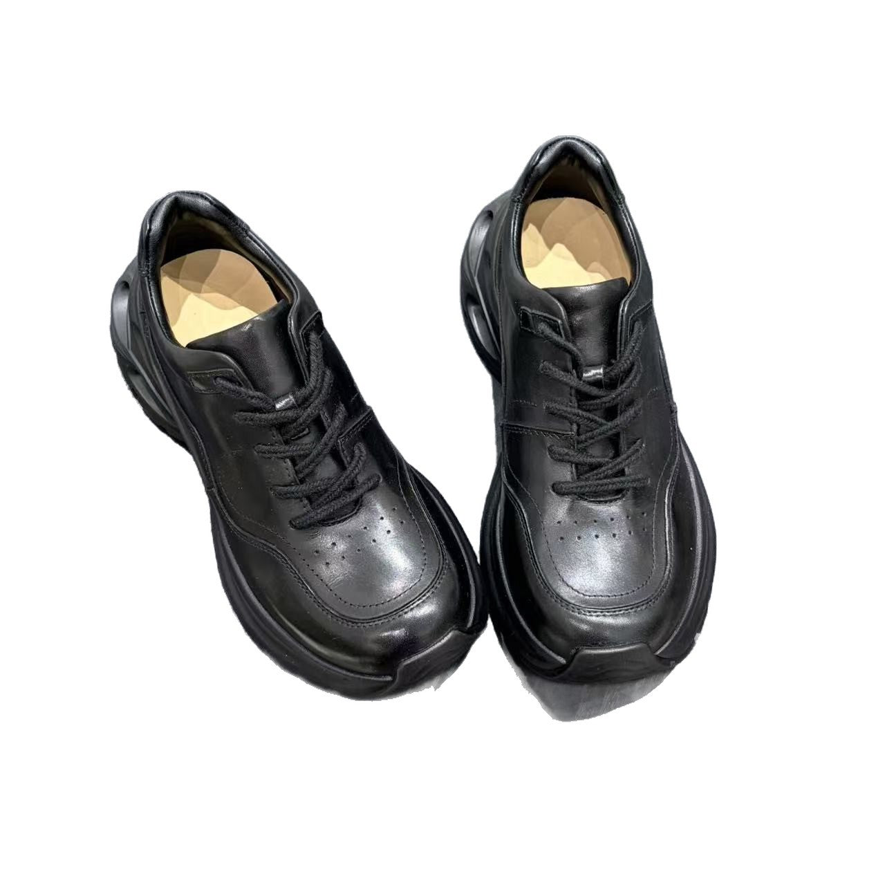Women's Horse Dad Autumn Genuine Thick Bottom Small Height Women's Sports Shoes