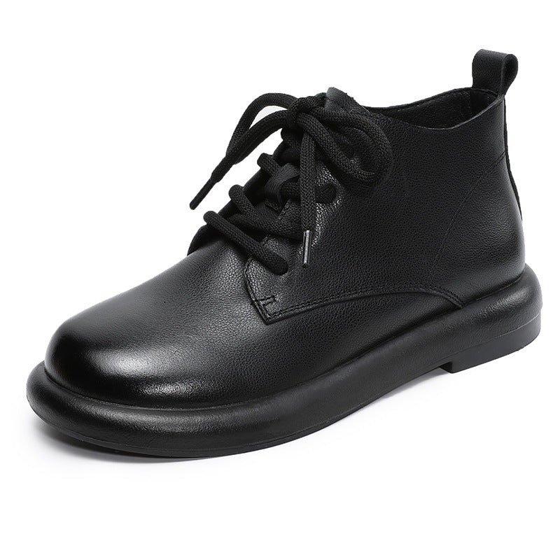Women's Authentic Retro Ankle Soft Soled Flats Boots
