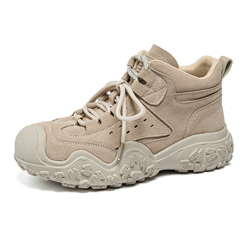 Women's Platform Martin Genuine Summer Short Retro Outdoor Hiking Women's Leather Boots