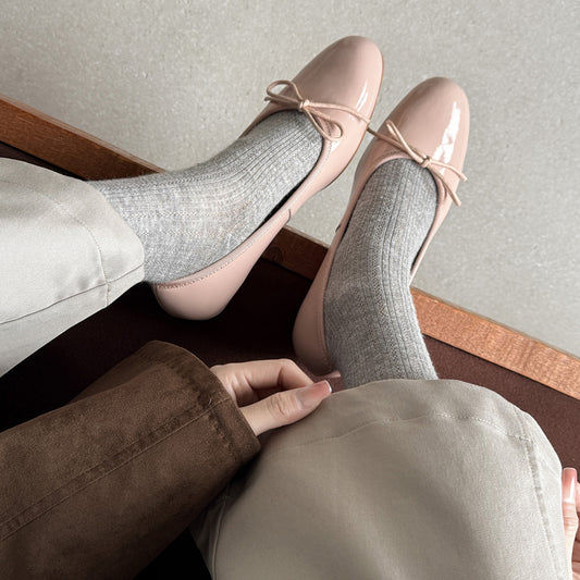 Women's Wind Gentle Bow Red Small Single-layer Spring French Soft Bottom Women's Fashion Shoes