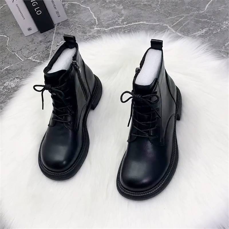 Women's Super Hot Martin Flat Patent Mango Boots