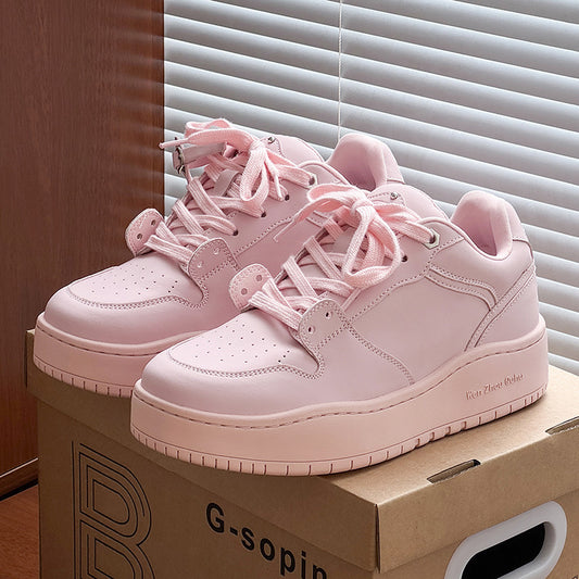 Women's Thick-soled Summer Dopamine Bread Board Elevator Men's Sports Shoes