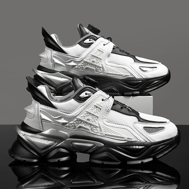 Male Youth Less Dad Second Generation Couple Rotating Button Men's Sports Shoes