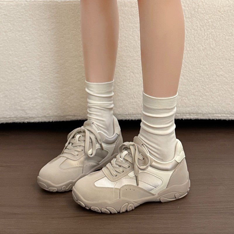 Women's Hidden Platform German Training Cortez Dad Heels