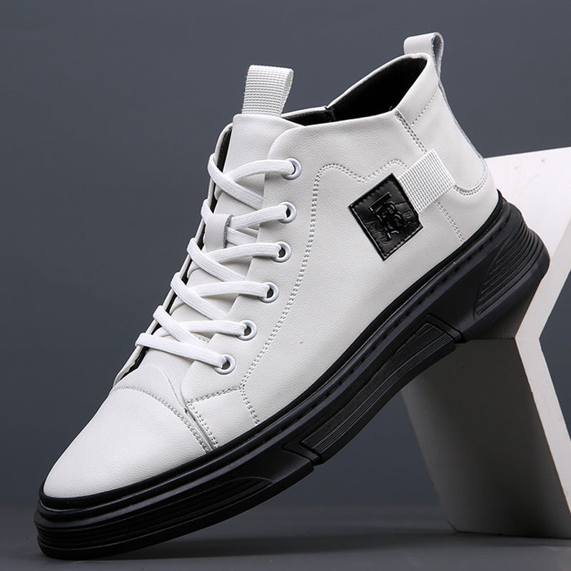 Men's Spring Trend Embossed Fashion Elevator Easy Men's Sports Shoes