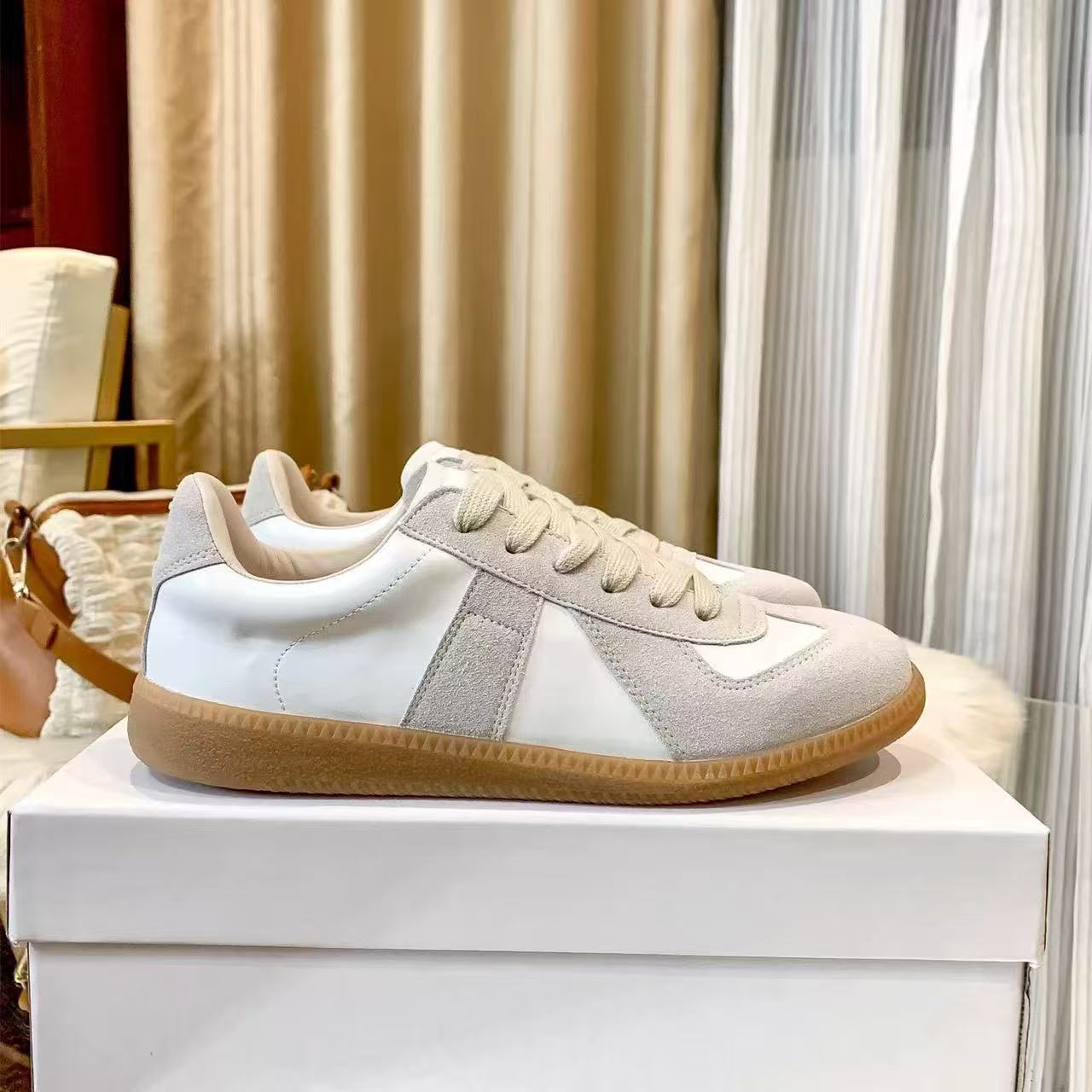 Spring Retro German Training Comfort Flat Women's Casual Shoes