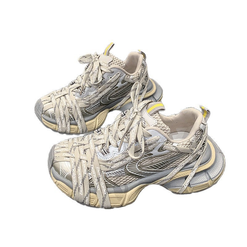Summer Fashion Niche Platform Breathable Dad Casual Shoes