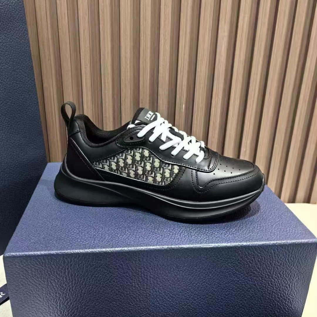Men's Mesh Breathable Fashion Lace Up Round Toe Comfortable Men's Sports Shoes