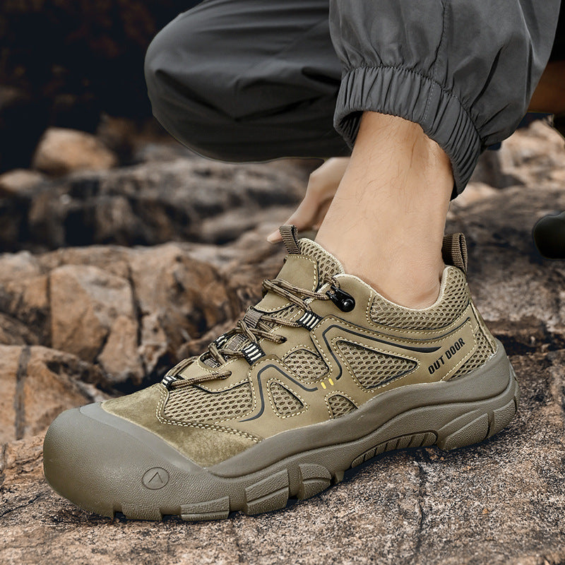 Men's Summer Mesh Soft Bottom Mountaineering Portable Outdoor Casual Shoes