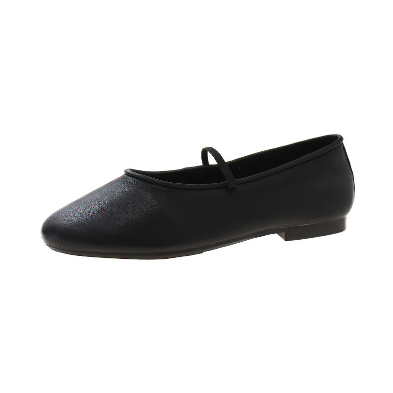 French Fairy Gentle Every Night Mary Jane Ballet Lazy Little Women's Fashion Shoes