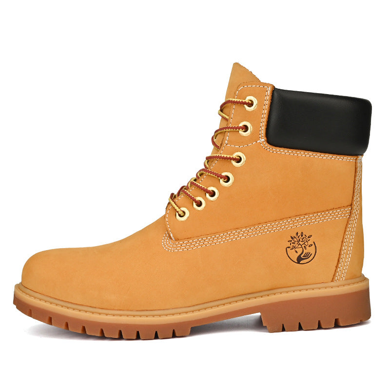 Men's Worker Couple British Ankle Fashionable Large Snow Boots