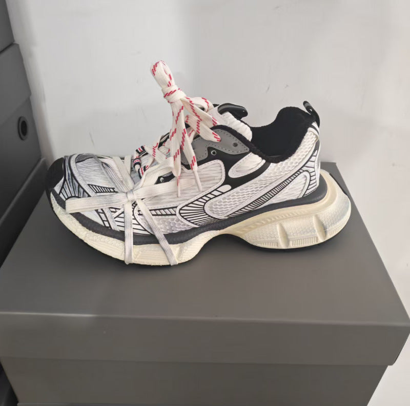 Women's & Men's Dad Breathable Mesh Platform Fashionable Versatile Retro Casual Shoes