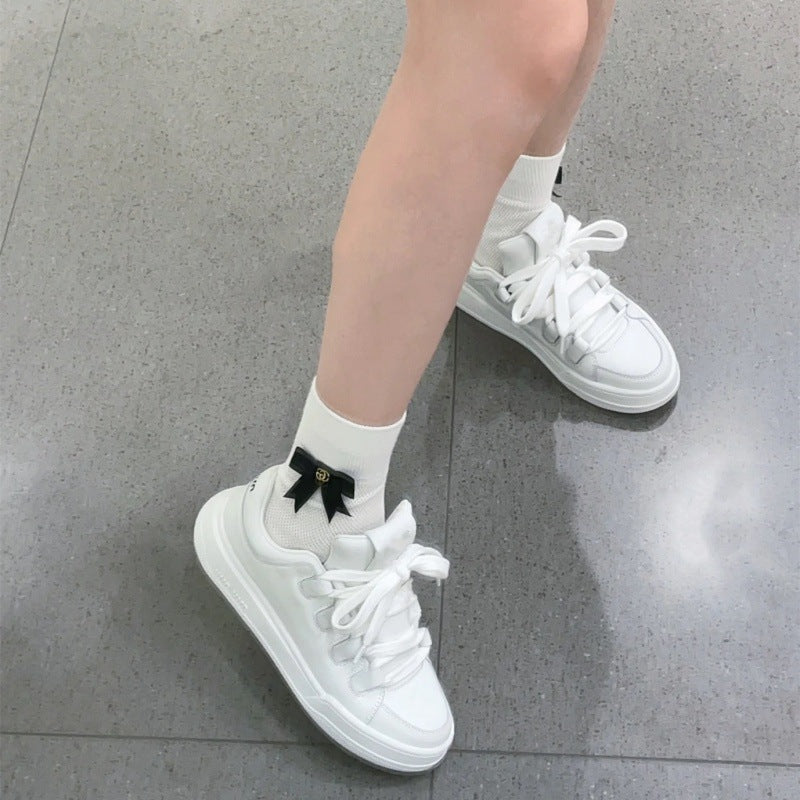 Women's Platform White Hight Increasing Board Leisure Women's Shoes