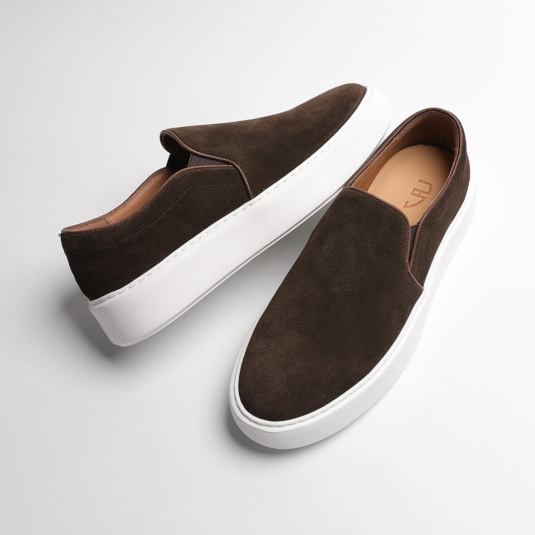 Men's Bow Long Dream Slip-on Lightweight Spring Platform Lazy Men's Casual Shoes