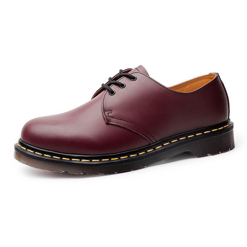 Women's & Men's Authentic British Style Plus Size Short Women's Leather Boots