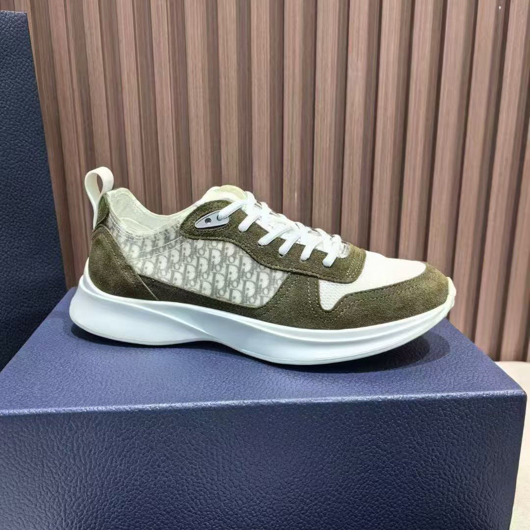Men's Mesh Breathable Fashion Lace Up Round Toe Comfortable Men's Sports Shoes