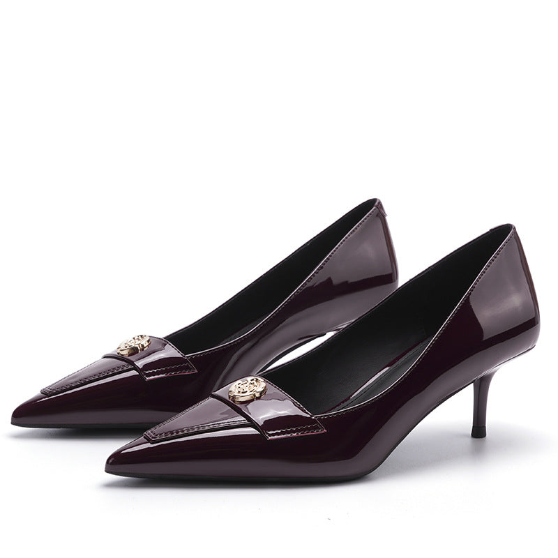 Women's Korean Sexy High-heeled Stiletto Elegant Shallow Mouth With Men's Shoes