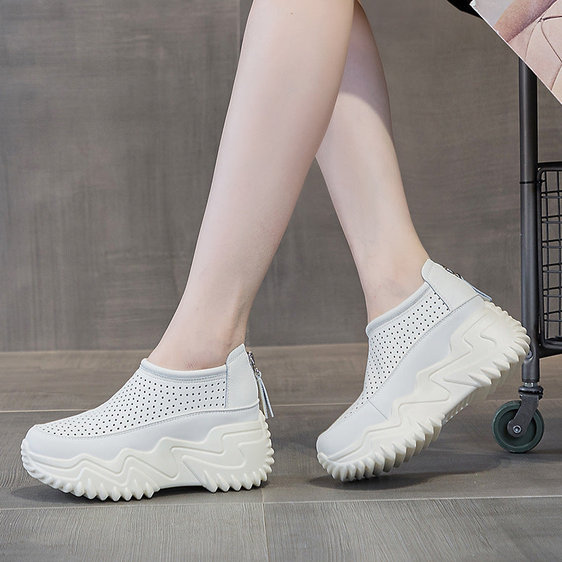 Women's Height Increasing Insole Dad Summer Versatile Korean Style Thick Casual Shoes