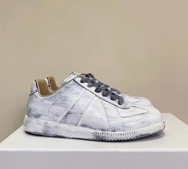 Women's & Men's Flat Inkjet German Training Genuine Fashion Casual Shoes