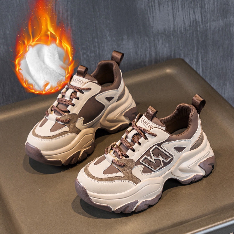 Women's Thick Sole Increased Authentic Clunky Fashion Women's Sports Shoes
