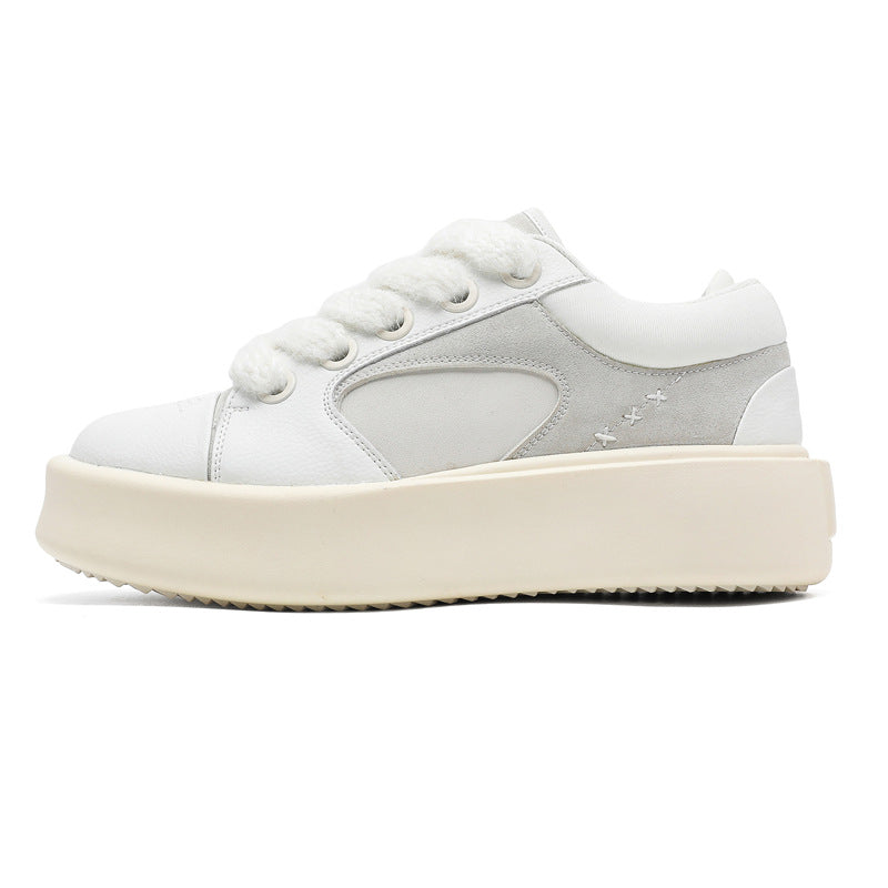 Women's & Men's Design Heart-shaped Platform Fashionable Height Increasing Men's Sports Shoes