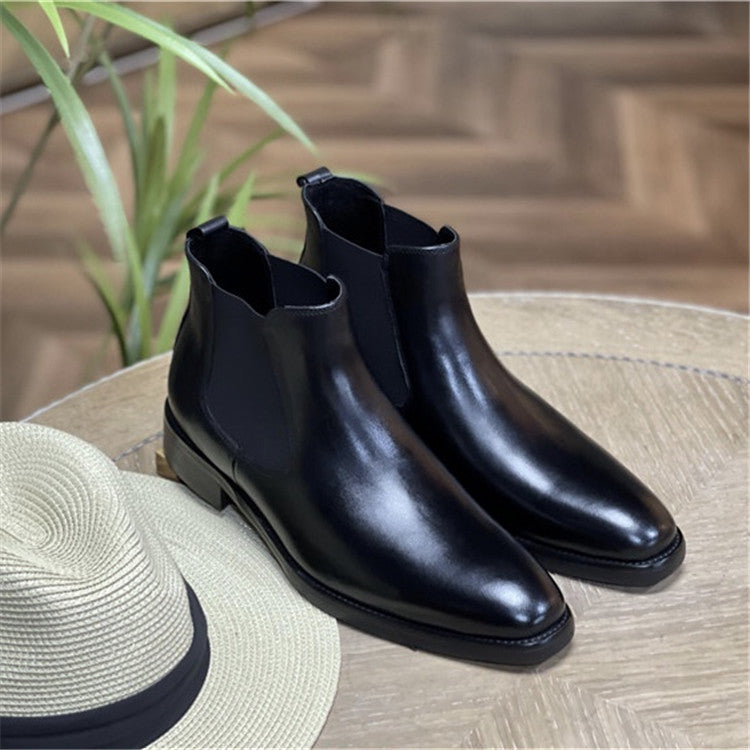 Men's Chelsea Genuine European Business Ankle Martin Boots