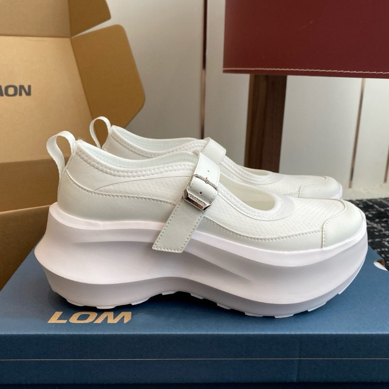 Women's Lightweight Comfortable Platform Height Increasing Fashionable Sports Casual Shoes