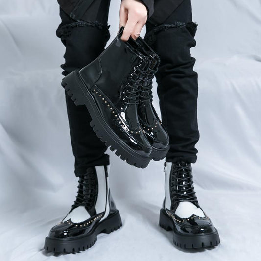 Men's Martin British Retro Ankle Formal Trendy Plus Boots