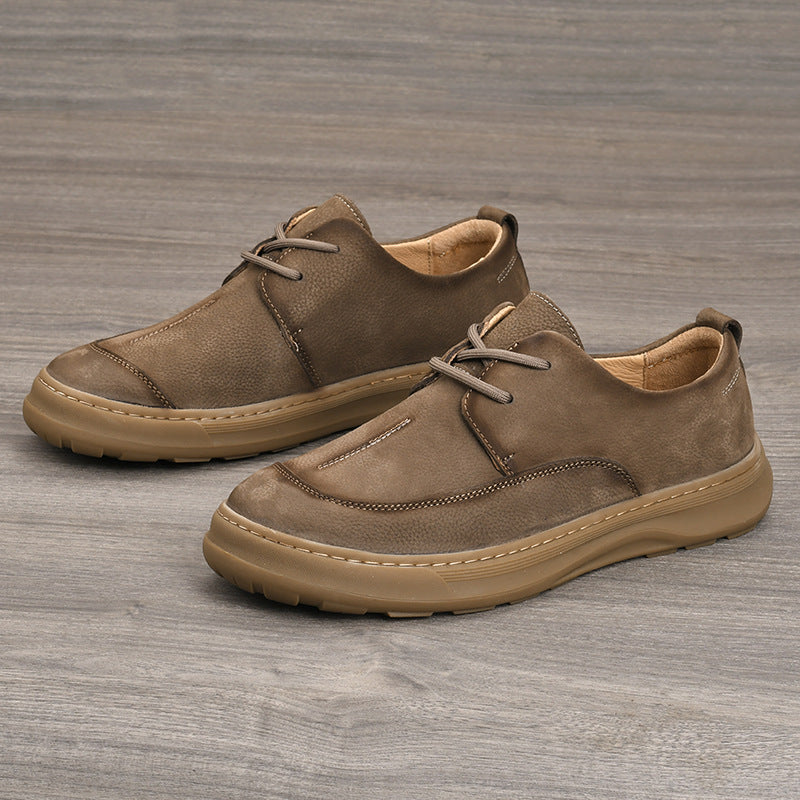 Men's Suede Business Breathable Soft Sole Men's Casual Leather Shoes