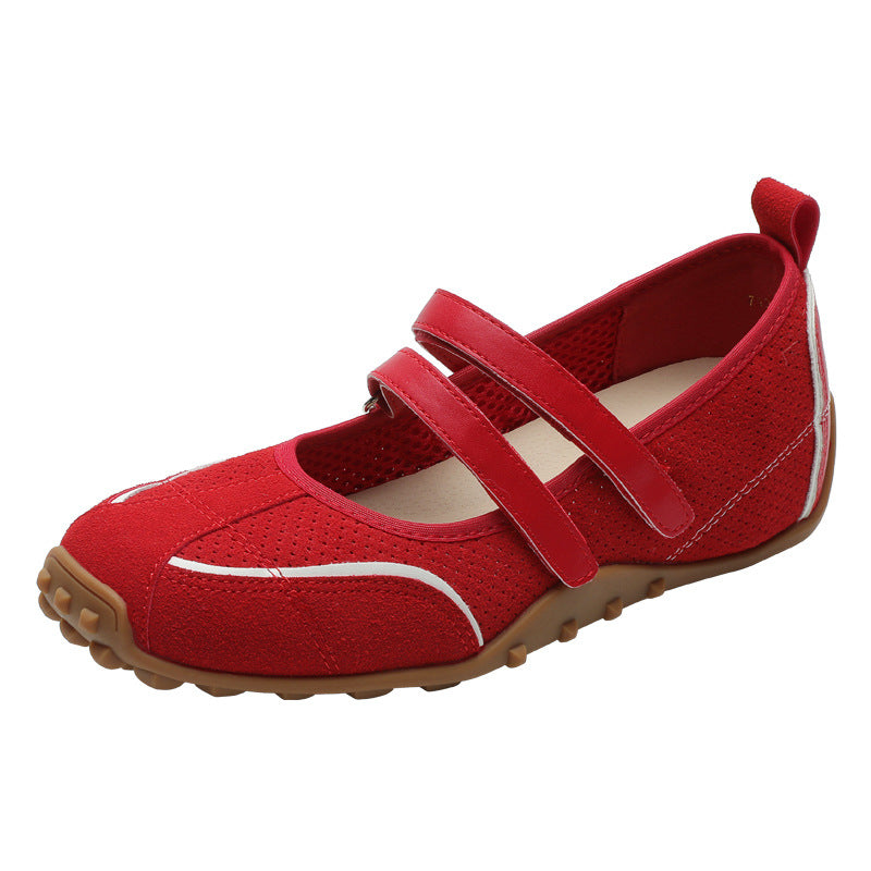 Women's Niche Ballet Style Training Double Stripe Mary Jane Women's Sports Shoes