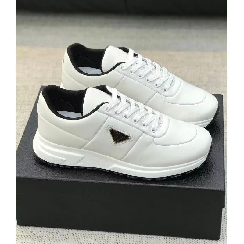 Summer Trendy Low Cut Cowhide Joint Business Leisure Tourist Men's Sports Shoes