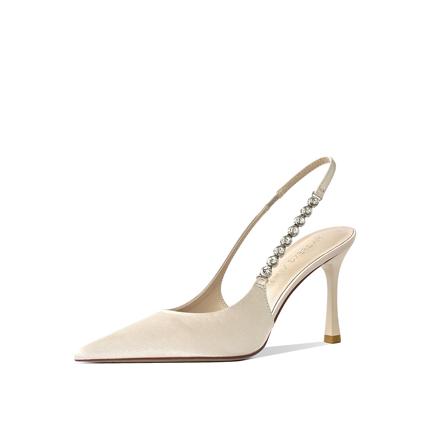 Women's Rhinestone Hollow Toe Cap Stilettos Sexy Heels