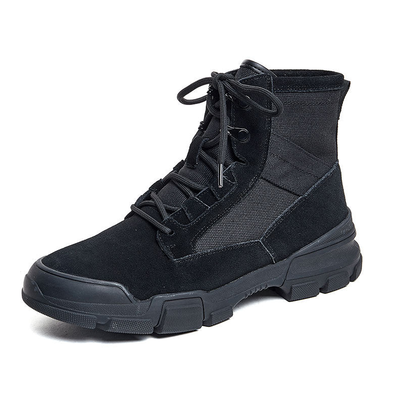 Women's & Men's Martin Autumn Genuine Platform Ankle Hiking Outdoor Women's Leather Boots