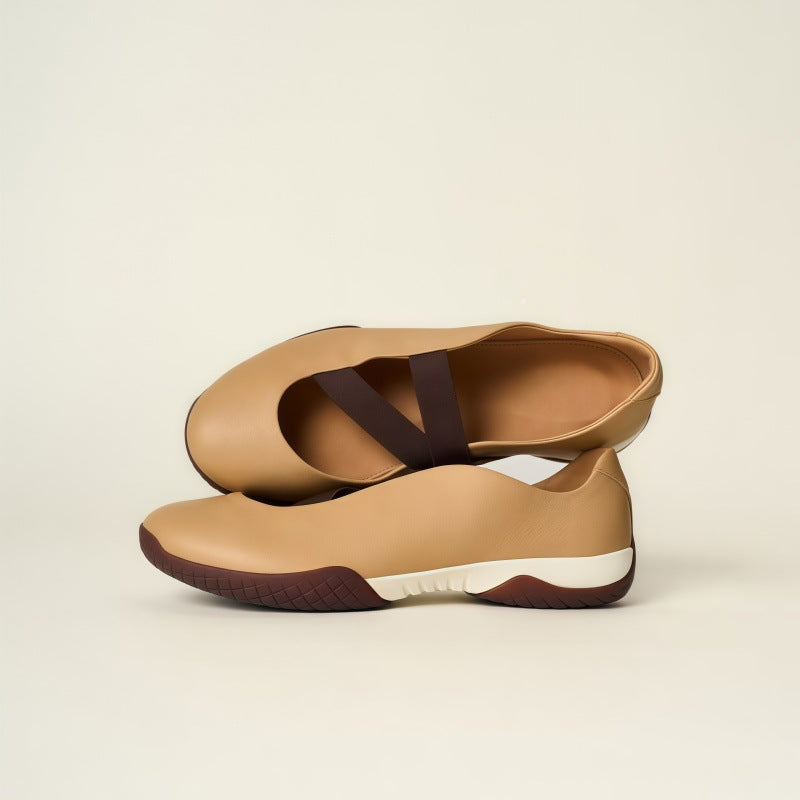 Women's Free Bandage Ballet Training Soft Light Mary Women's Fashion Shoes