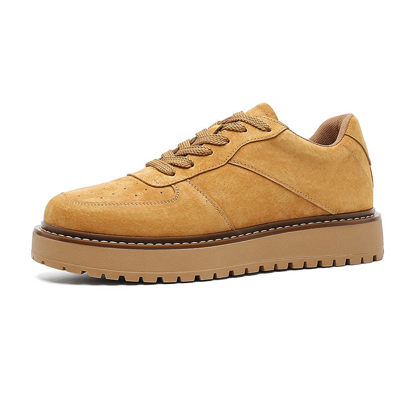 Men's Genuine Plus Size American Retro Widened Fattened Sneakers