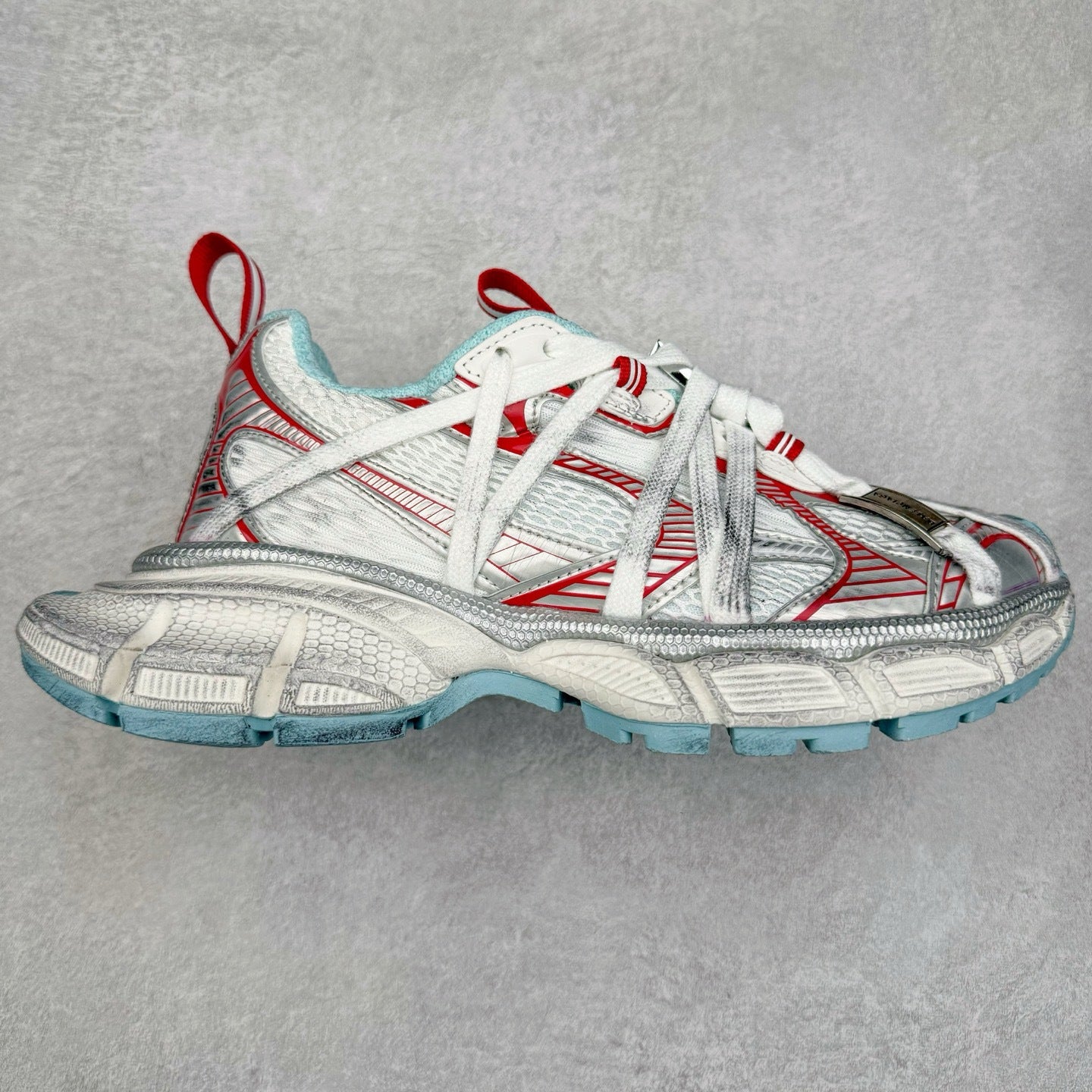 Gao Ding Paris Mesh Breathable Catwalk Retro Heightened Distressed Dirty Men's Sports Shoes