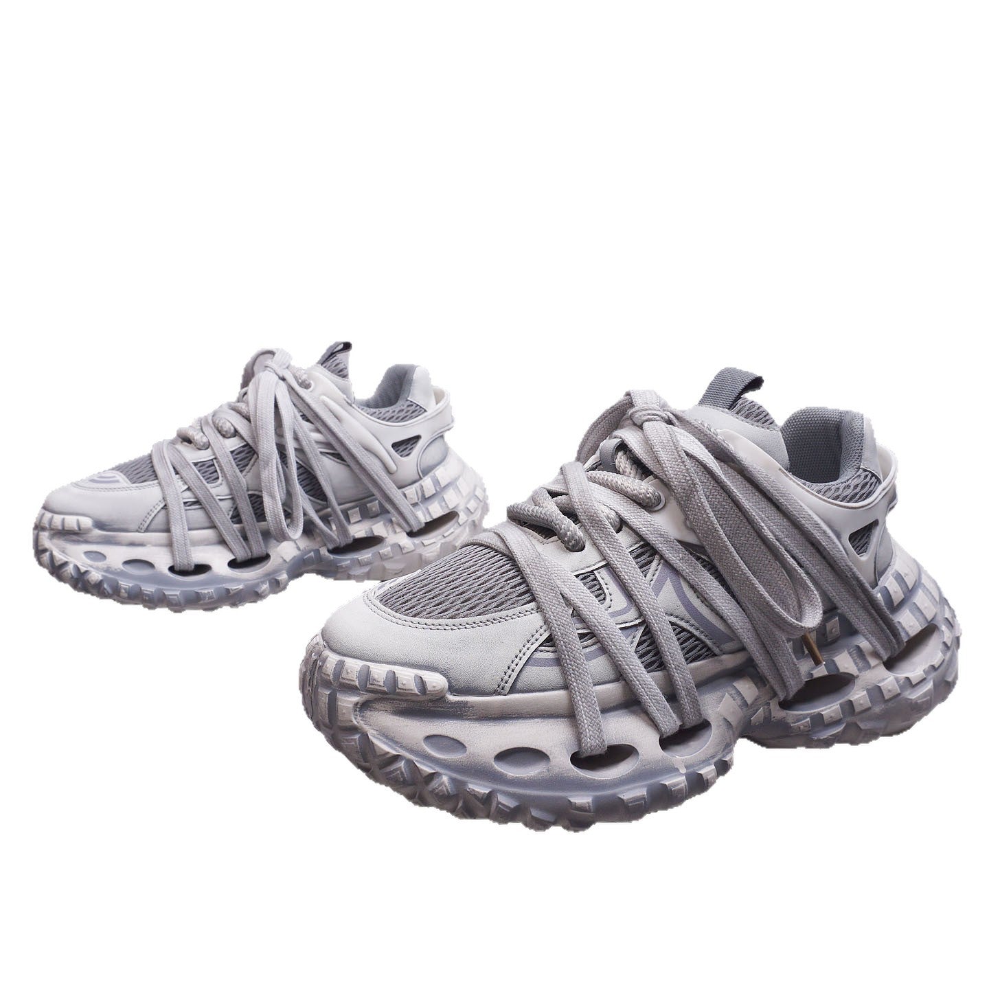 Men's Super Hot Dad Fashion Niche Platform Inner Men's Sports Shoes