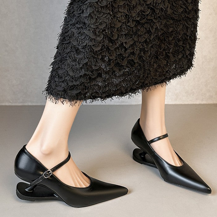 Women's High Chunky Mary Jane Super Popular Women's Fashion Shoes