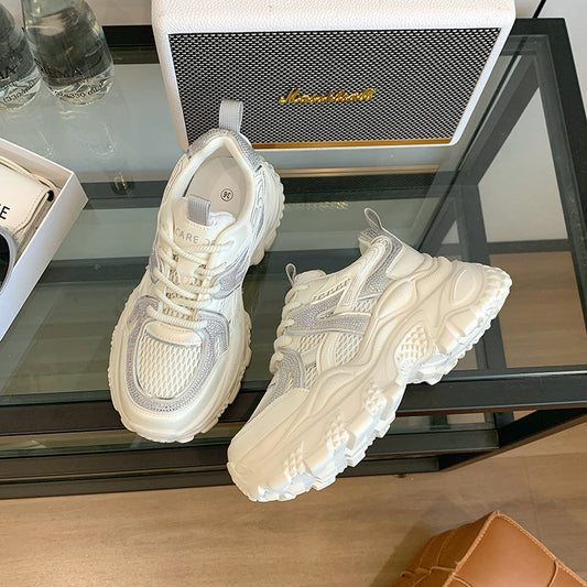 Women's Dad Early Autumn Breathable Mesh Super Light Soft Women's Sports Shoes