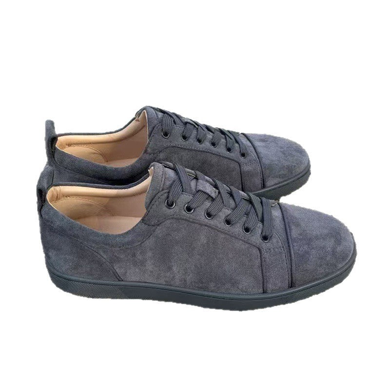 Men's Bottom Low Top Couple Trend Rivet Lace Men's Shoes