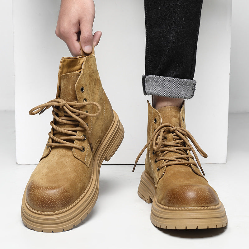 Men's Desert Worker British Style Outdoor Men's Martin Boots