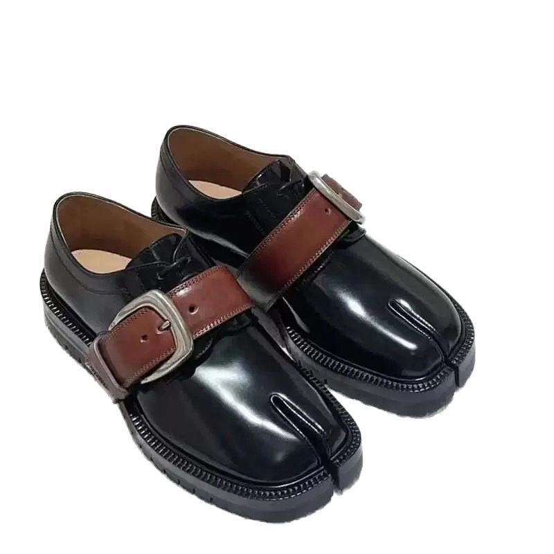 Women's Niche British Style Contrast Color Platform Height Women's Casual Shoes